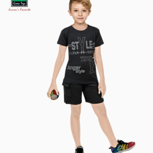 Boys’ Tensil Looper Shorts Co-ord Set Manufacturer & Bulk Clothing Supplier | Green Tag